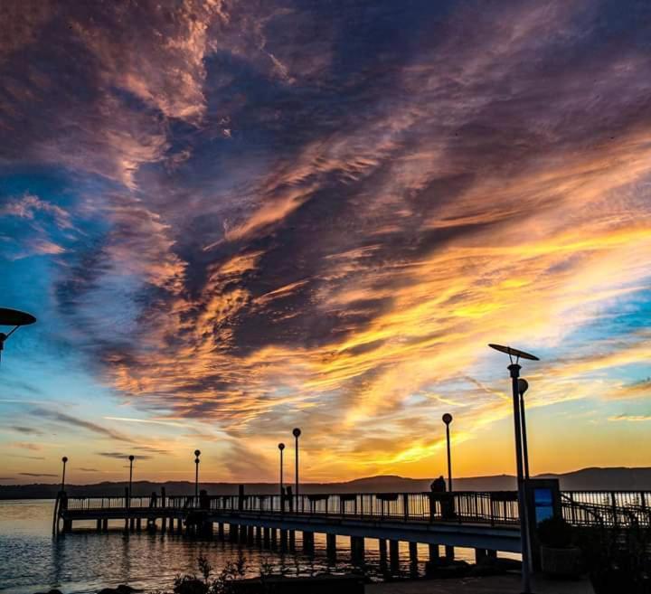 Iride Sul Lago 1 Via Principessa Jolanda 10-Piazza Del Molo Leilighet Anguillara Sabazia Eksteriør bilde